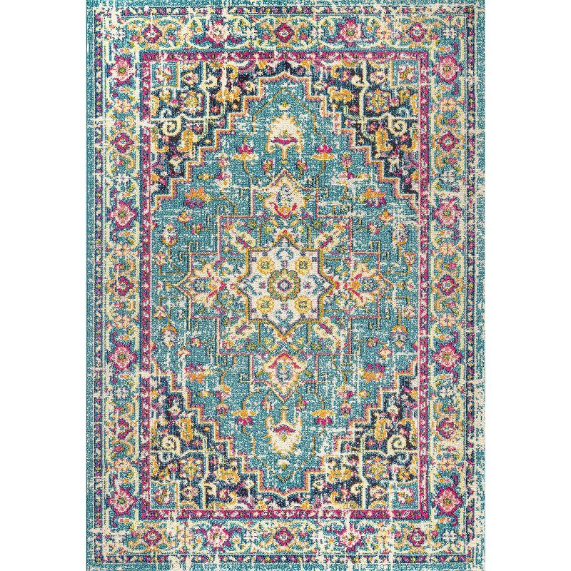 Brooklyn Geometric Medallion Area Rug  - JONATHAN Y