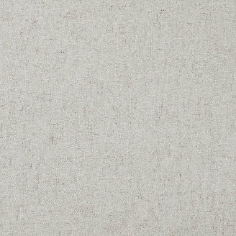 96"x52" Crushed Texture Anti-Dust Sheer Curtain Panel Off White - Clean Window: Modern Linen Rod Pocket