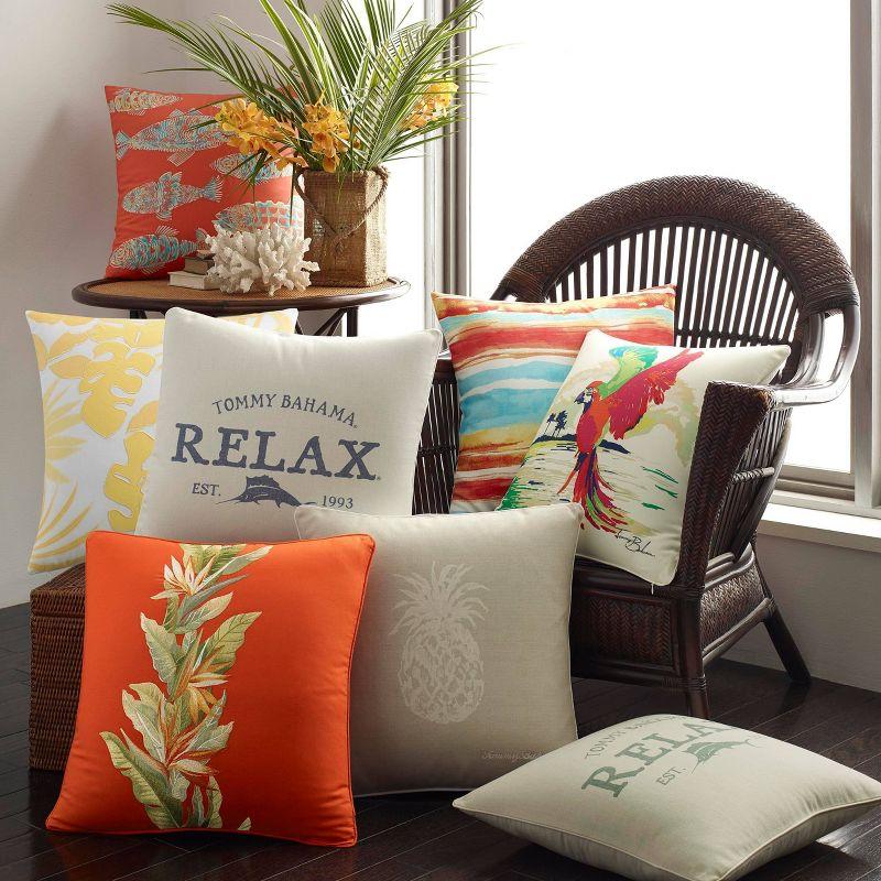 Tommy Bahama Home Reversible Throw Pillow