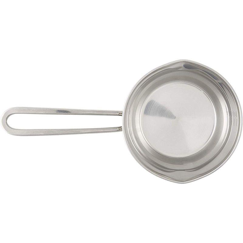 0.5 Qt Stainless Steel Saucepan with Pour Spout