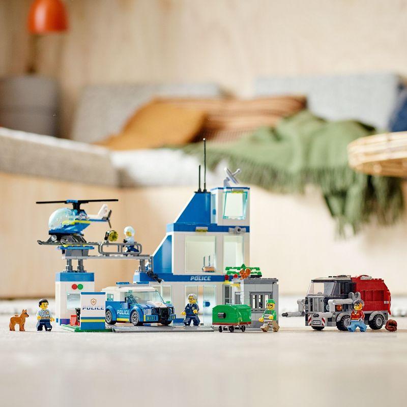 LEGO City Police Station with Helicopter and Truck Set