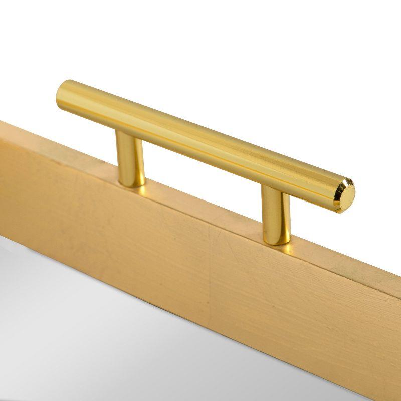 Kate and Laurel Lipton Tray, 16.5x12.25, Gold
