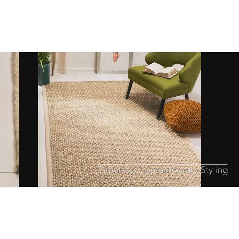 Natural Fiber NF118 Power Loomed Indoor Area Rug - Natural/Beige - 4'x6' - Safavieh.