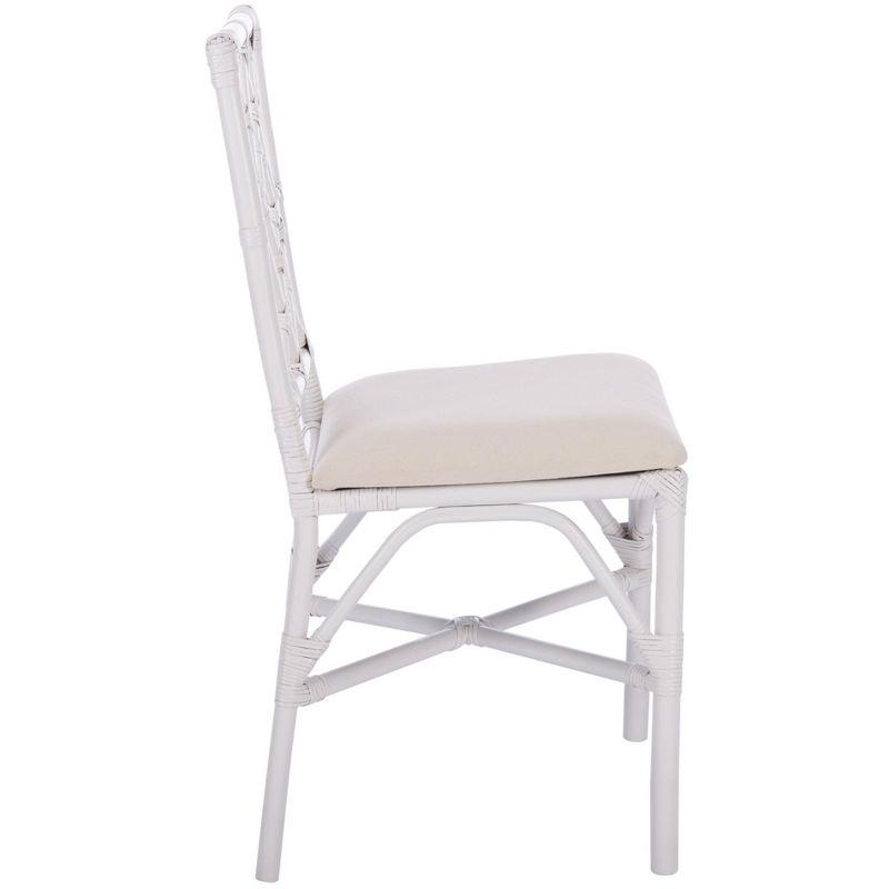 Bhumi Accent Chair W/ Cushion (Set of 2) - ACH6509 - White/White - Safavieh