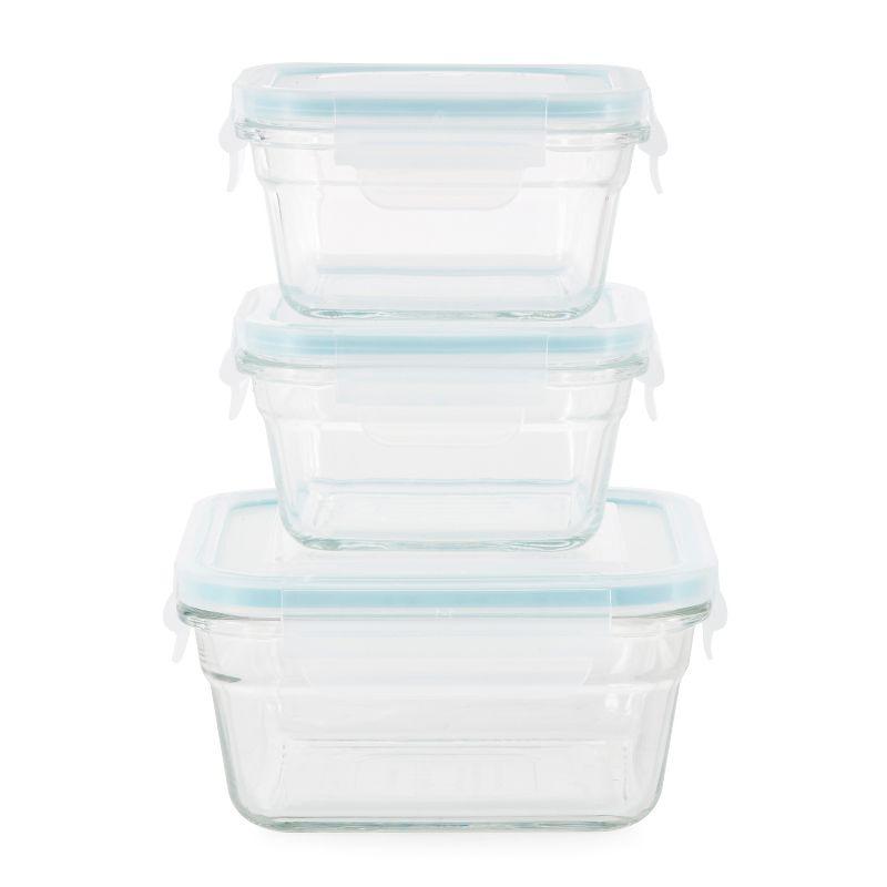 Glasslock Glasslock Oven and Microwave Safe Glass Food Storage Containers 14 Piece Set