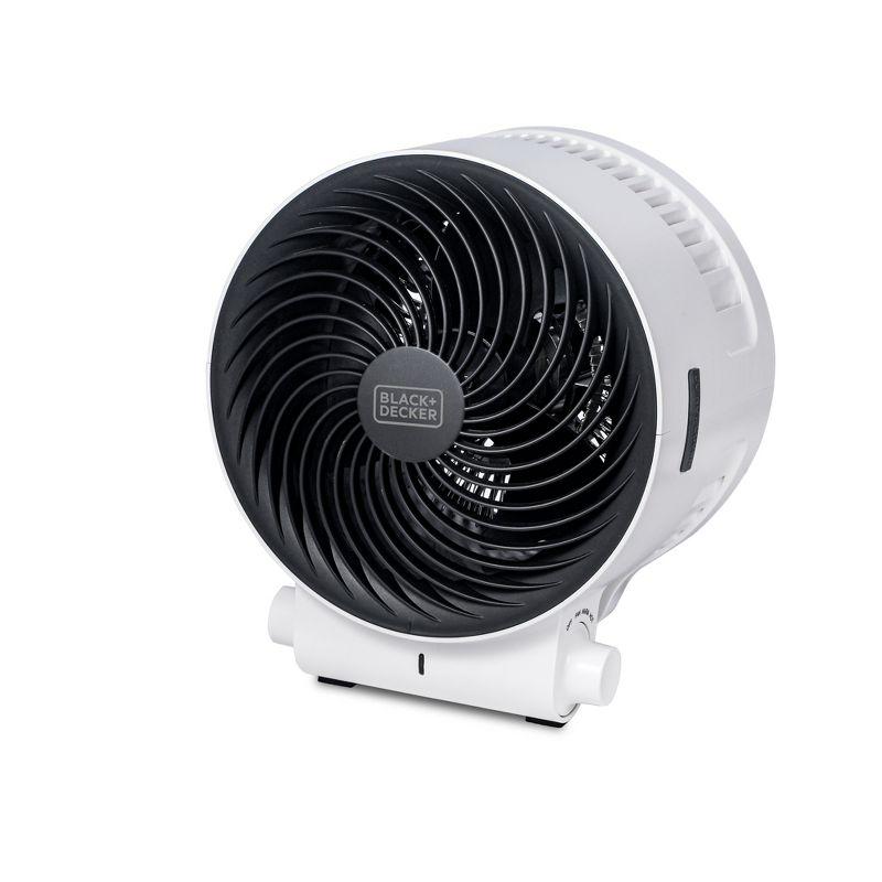 BLACK+DECKER BLACK+DECKER Dual Function Desktop Heater & Fan, 3 Settings, 750W/1500W Space Heate, White
