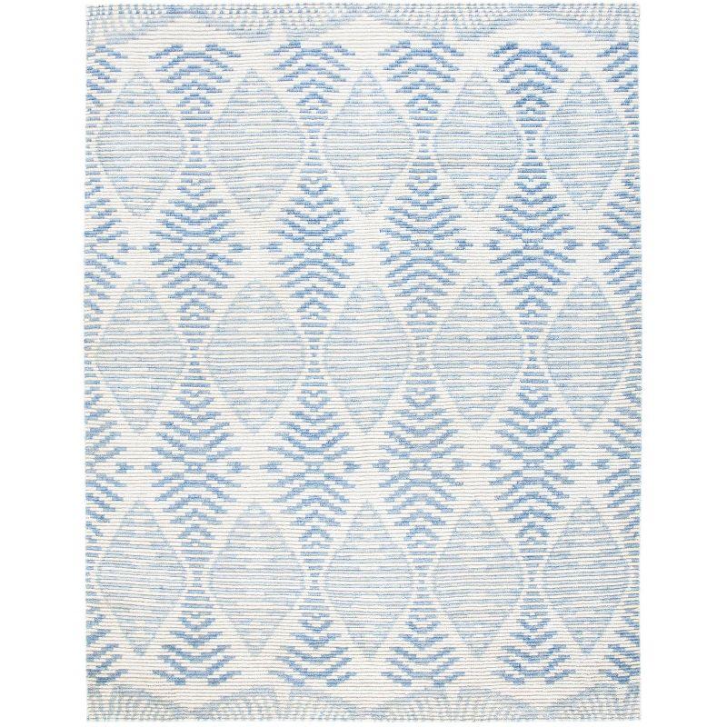 Kenya KNY175 Hand Knotted Area Rug - Light Blue/Ivory - 8'x10' - Safavieh