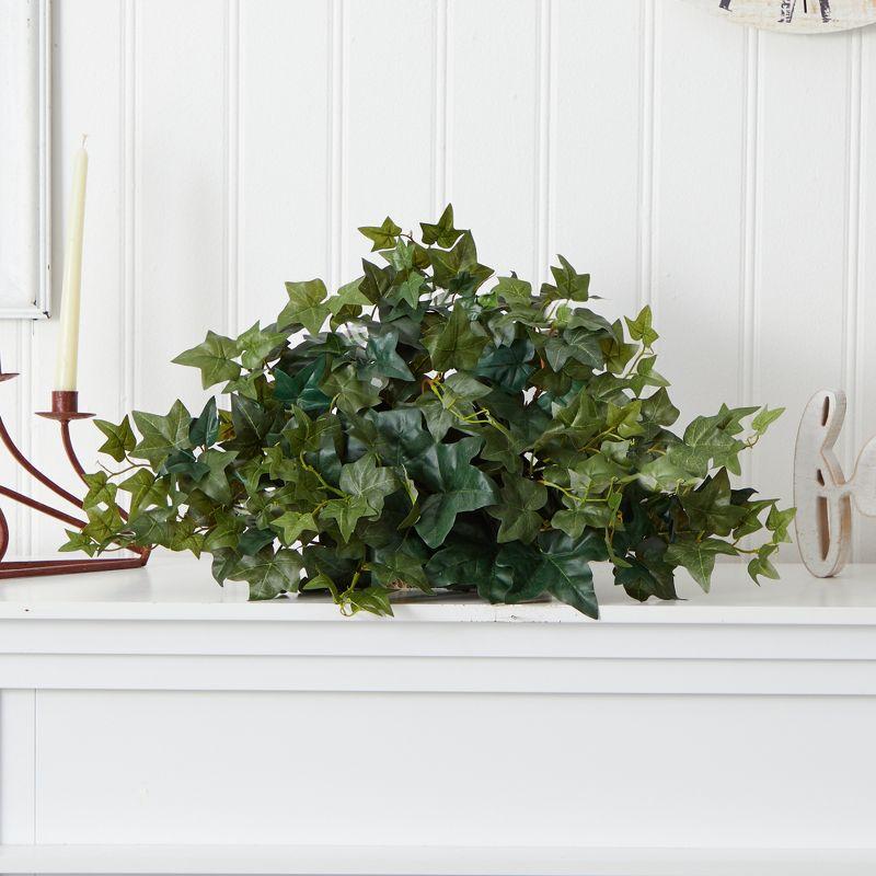 Nearly Natural Ivy Ledge Plant (Set on Foam) Silk Plant