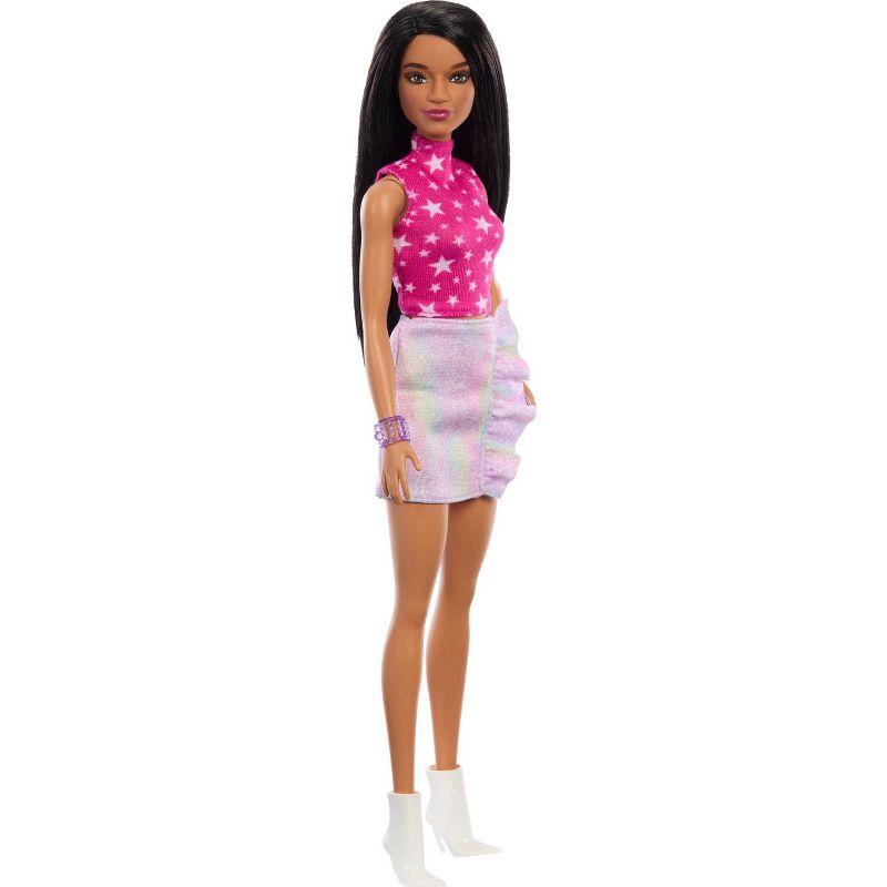 Barbie Fashionistas Doll with Black Hair and Iridescent Skirt