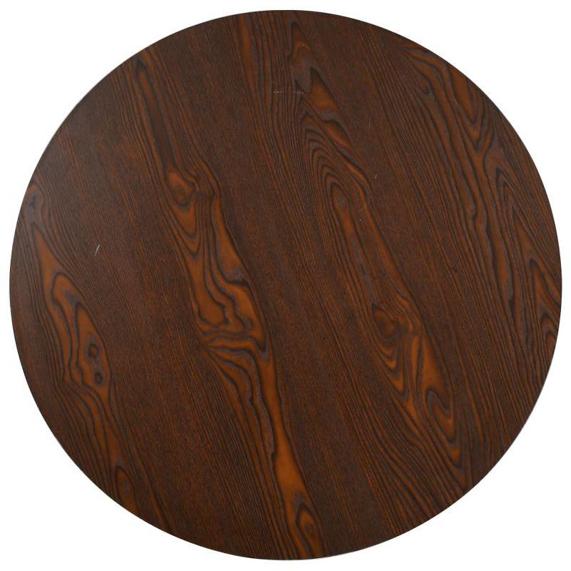 vidaXL Bistro Table Dark Brown 31.5 in. MDF