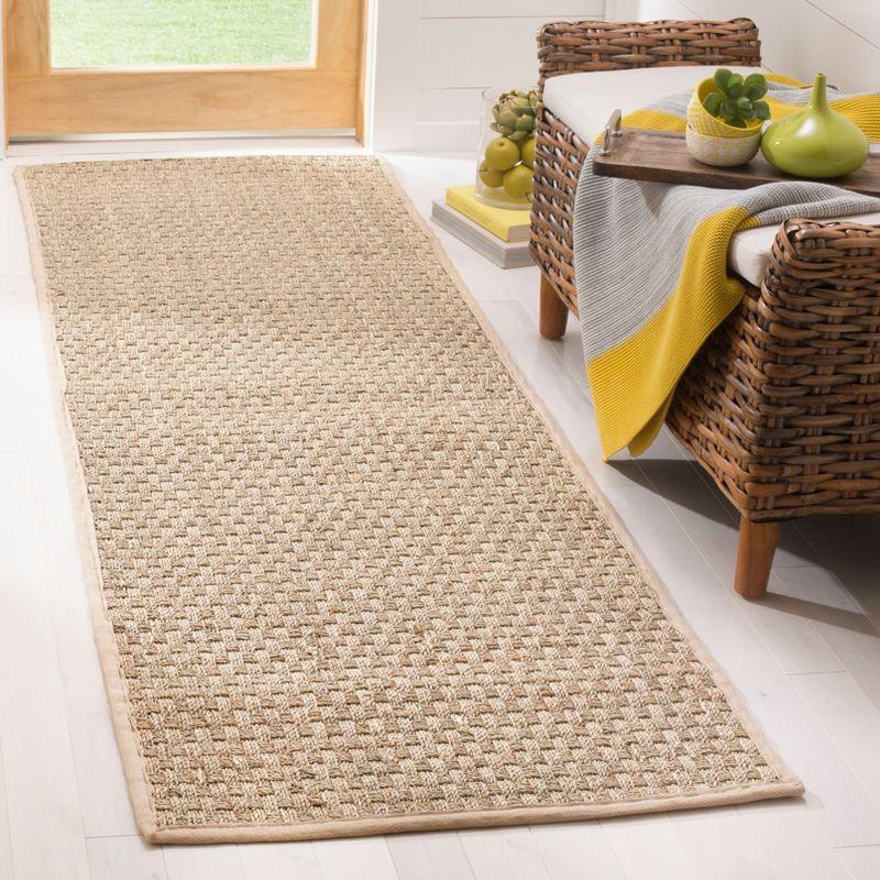 Natural Fiber NF114 Power Loomed Runner Rug - Natural/Beige - 2'6"x22' - Safavieh.