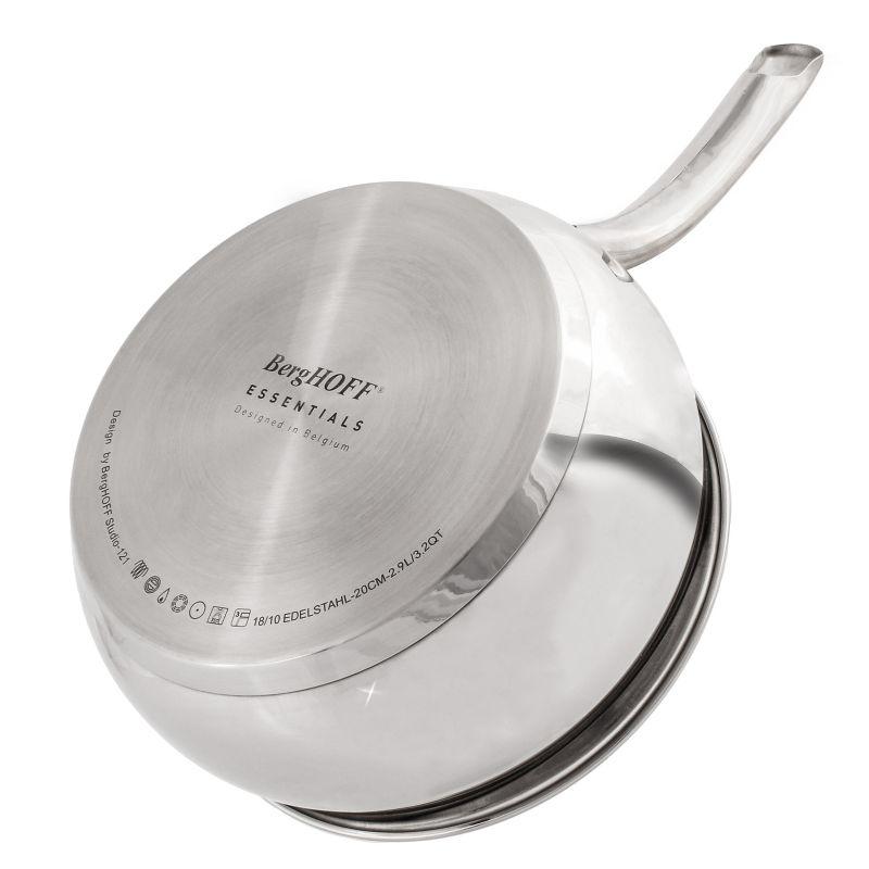 BergHOFF BergHOFF Stainless Steel 18/10 Sauce Pan Belly Shape
