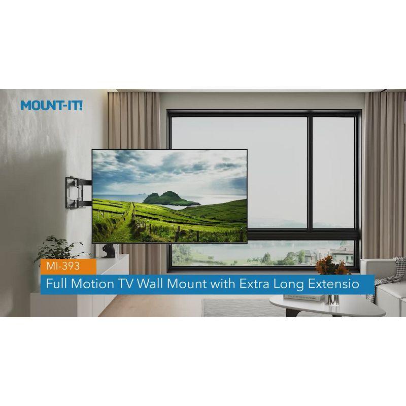 Mount-It Full Motion Extended Corner Long Arm TV Wall Mount |  40" Extra Long Reach Extension & Reviews | Wayfair