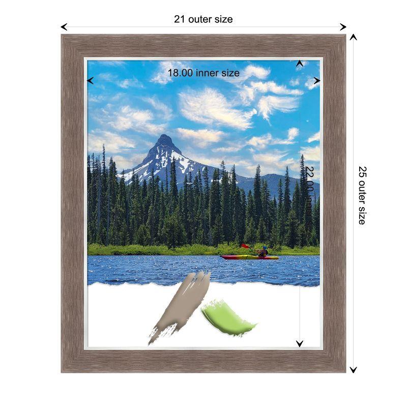 Noble Mocha Silver Polystyrene Rectangular Wall Picture Frame