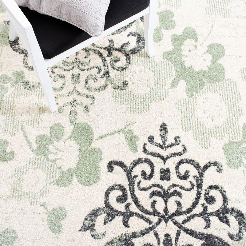 Adirondack ADR114 Machine Made Indoor Area Rug - Ivory/Green - 6'x9' - Safavieh