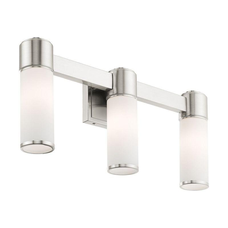 Livex Lighting Weston 3 - Light Vanity in  Brushed Nickel