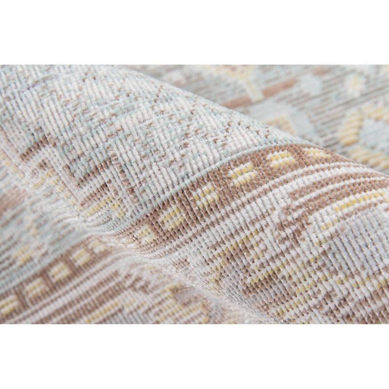Momeni 9'3"x11'10" Isabella Orla Machine Loomed Area Rug Blue: Classic Medallion Pattern, Low Pile, Indoor Polyester Rug