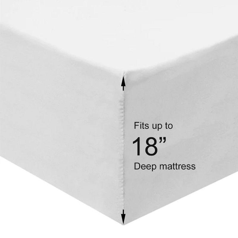 Egyptian Linens Easy Care Sheet Set - Solid 650 Thread Count Linen Twin