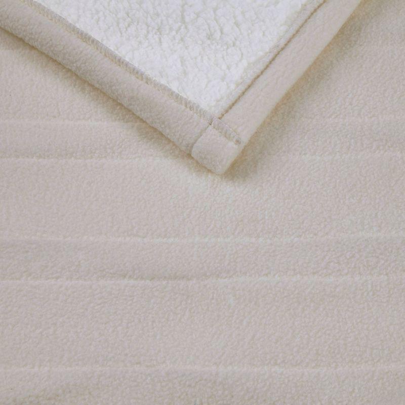 Serta Serta Fleece to Sherpa Heated Throw