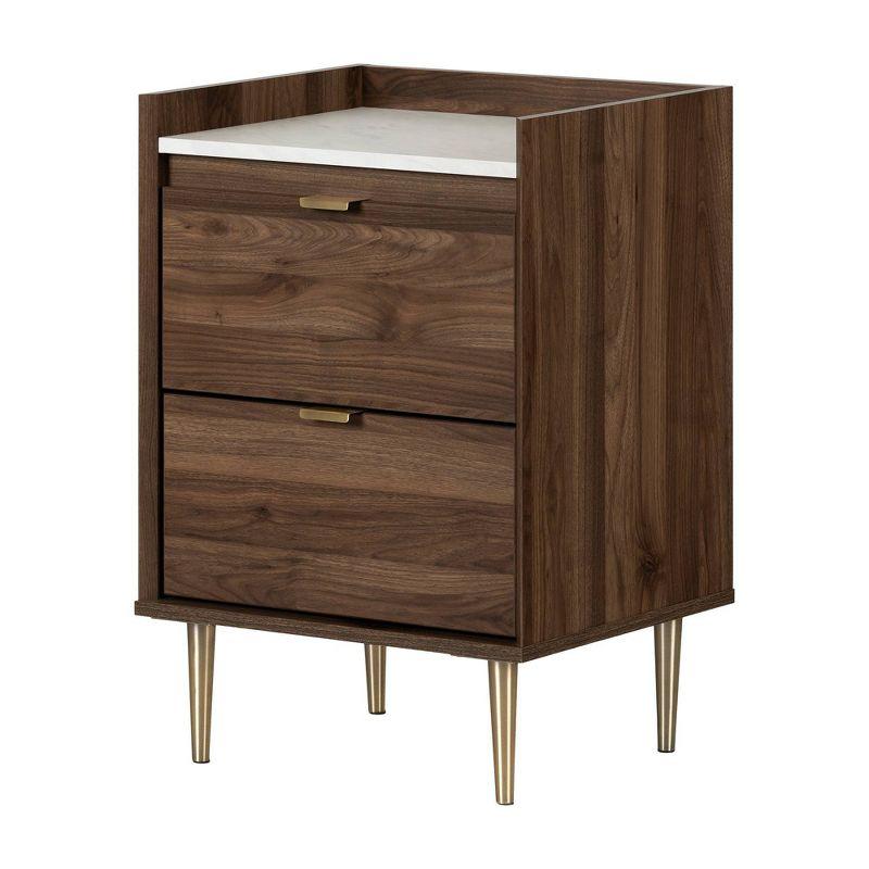 Hype 2 Drawer End Table with Storage