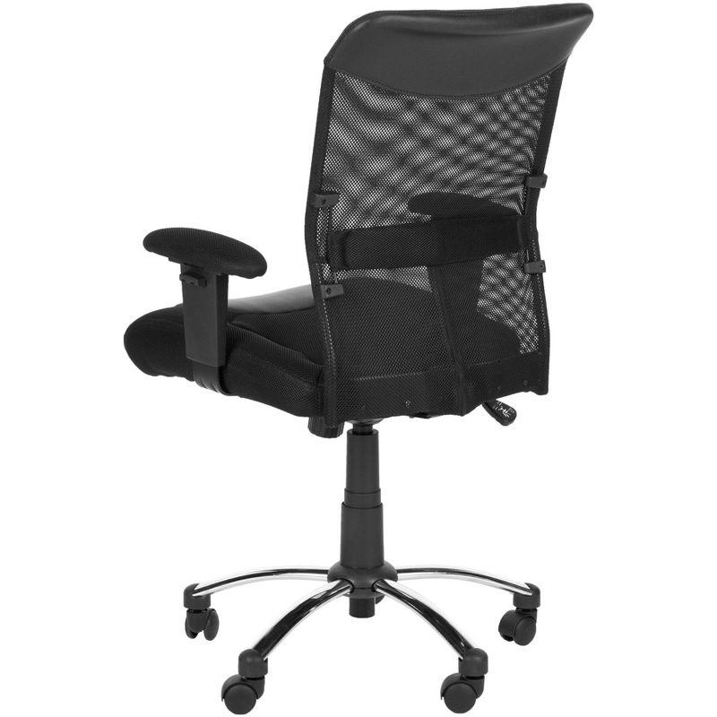 Bernard Desk Chair - Black - Safavieh