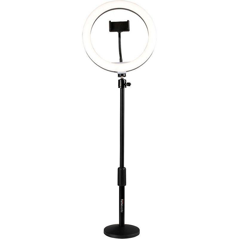 Gator 10" LED Desktop Ring Light with Phone Holder and Weighted Base