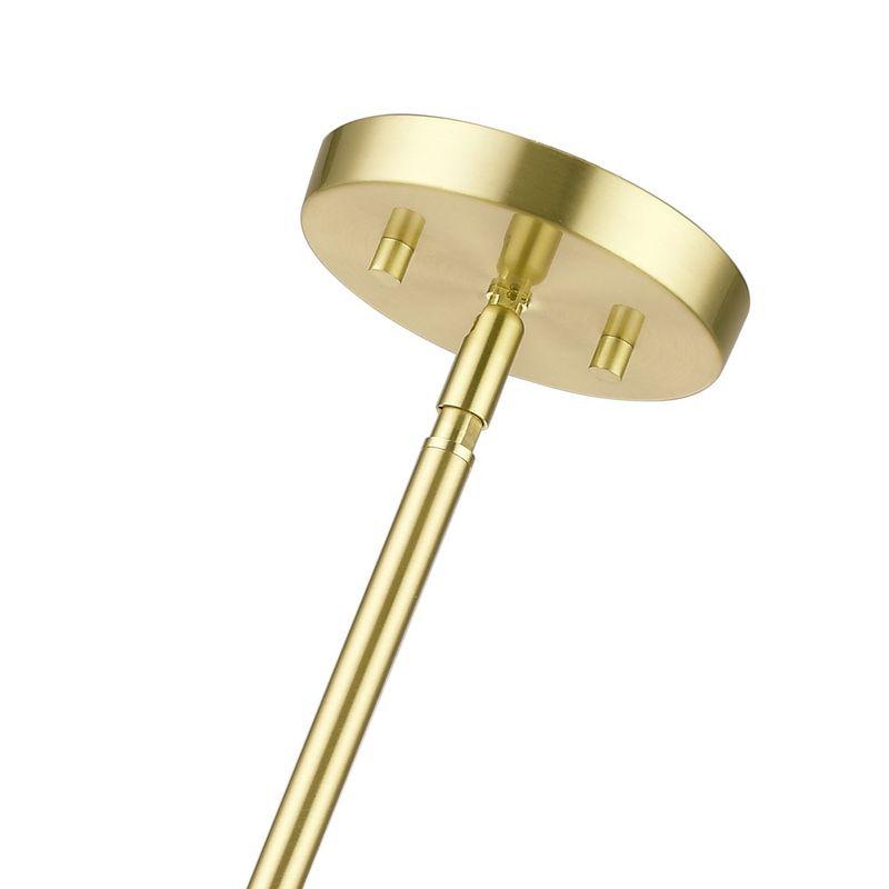 Livex Lighting Copenhagen 4 - Light Chandelier in  Satin Brass