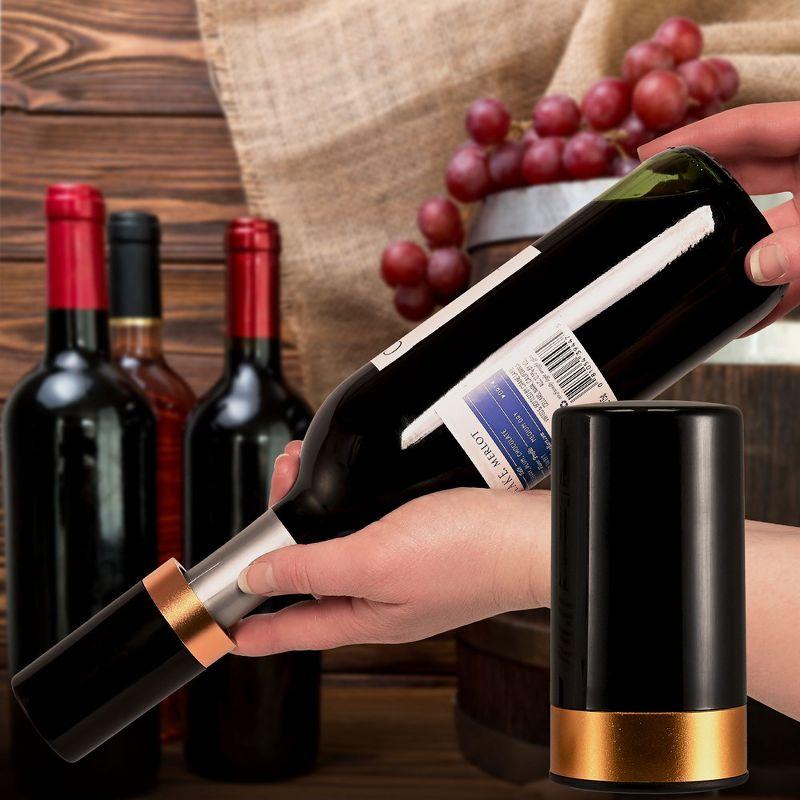 Berkware Automatic Vacuum Wine Bottle Preserver with Intelligent LED Display