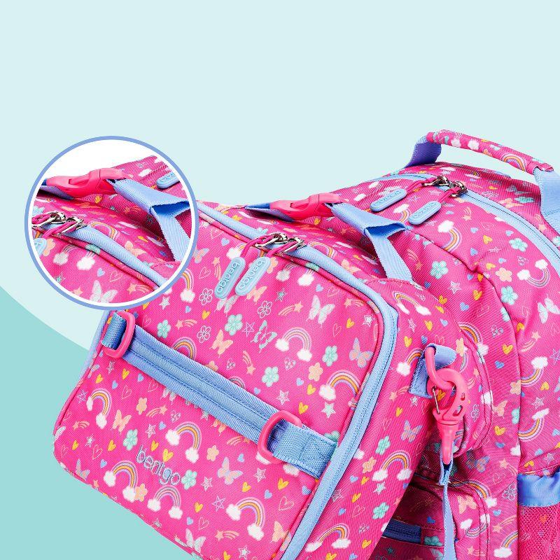 Bentgo Kids' 14.25" School Backpack - Rainbows and Butterflies