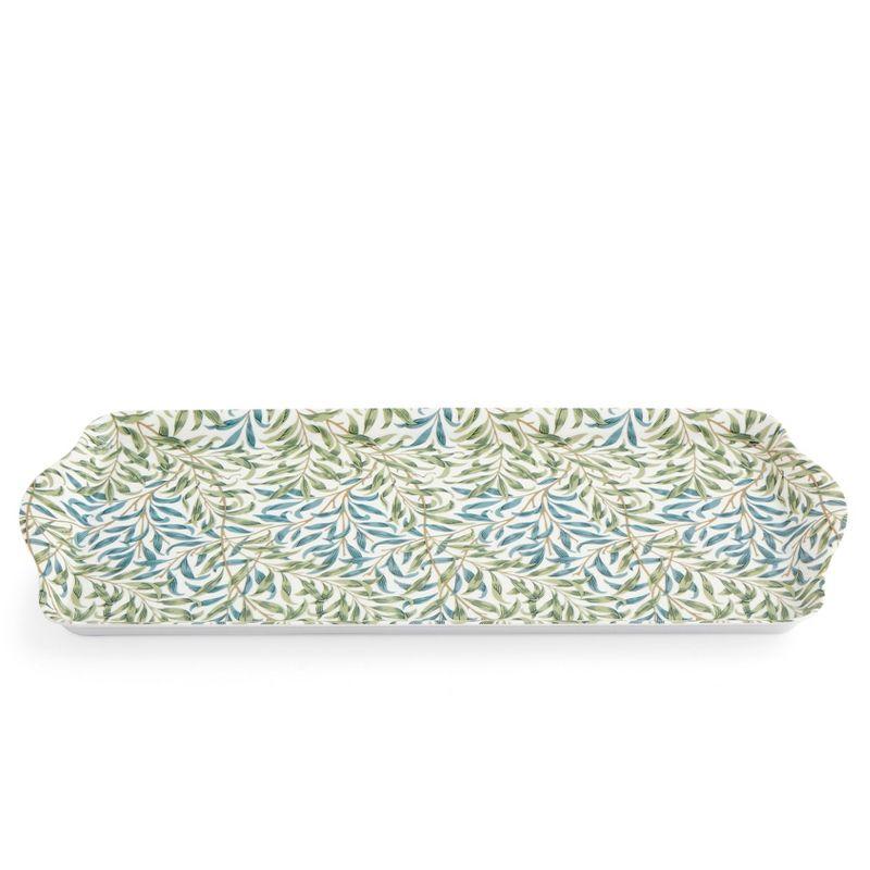 Willow Bough Sage Melamine Sandwich Tray, 15" x 6.5"