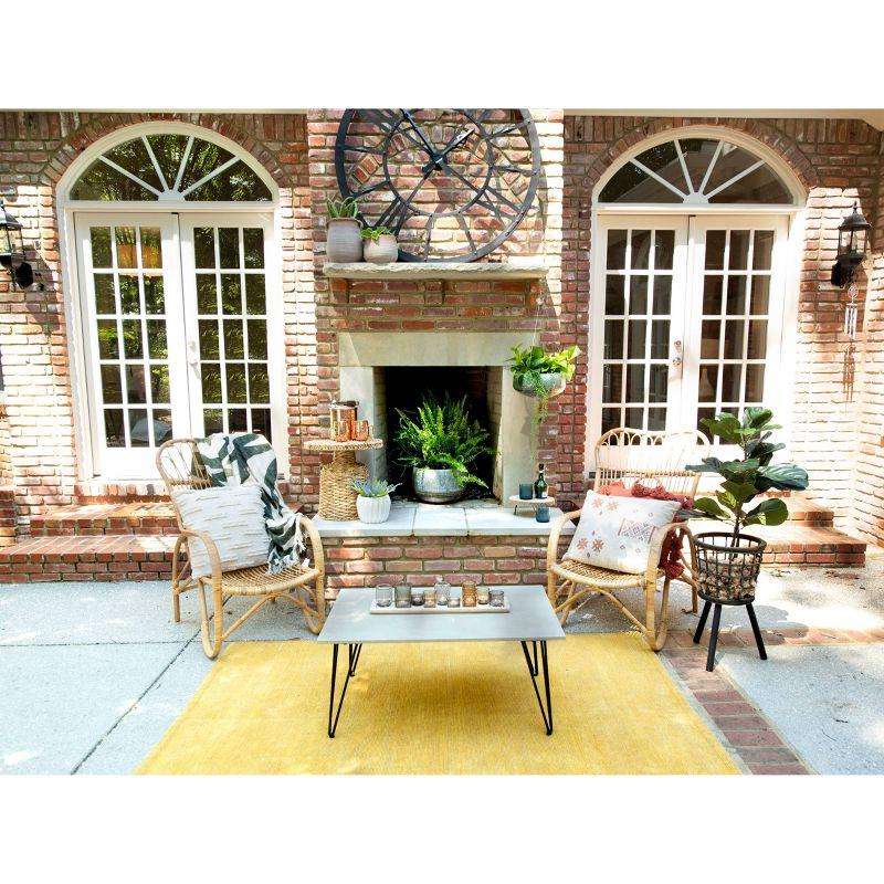 Wood Tray with 9 Glass Votive Holders - Storied Home