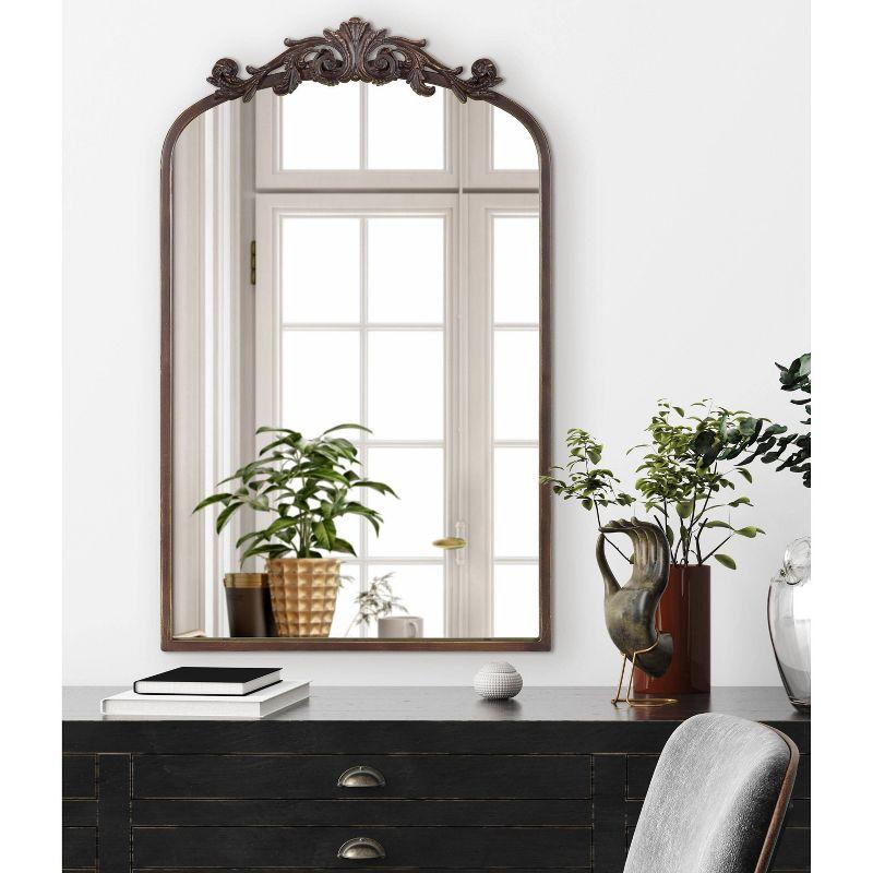 Fleur De Lis Living Anglo Metal Flat Mirror