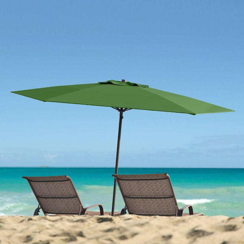 Forest Green UV Resistant Beach and Patio Umbrella