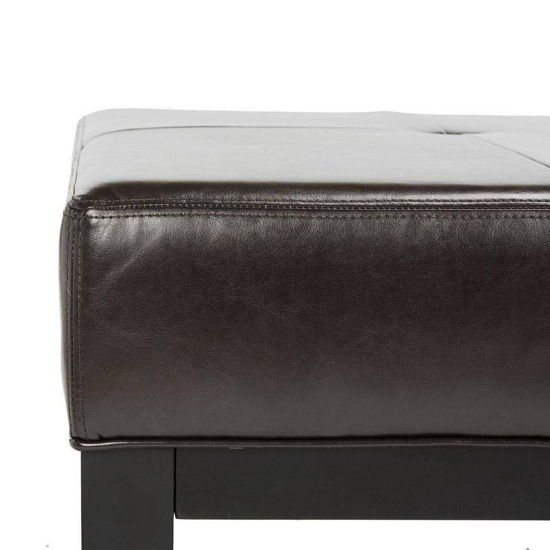 Fulton Rectangular Cocktail Ottoman  - Safavieh