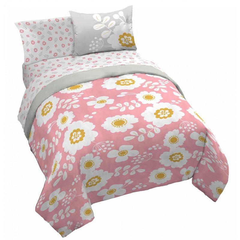 Saturday Park Cutout Floral 100% Organic Cotton Bed Set