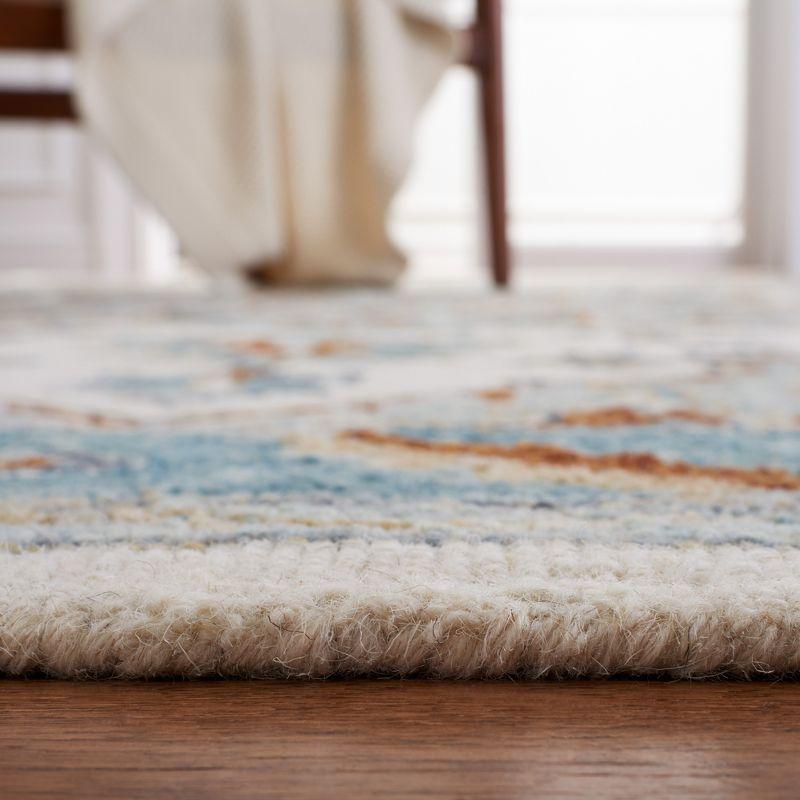 Metro MET352 Hand Tufted Indoor Accent Rug - Ivory/Blue - 3'x5' - Safavieh