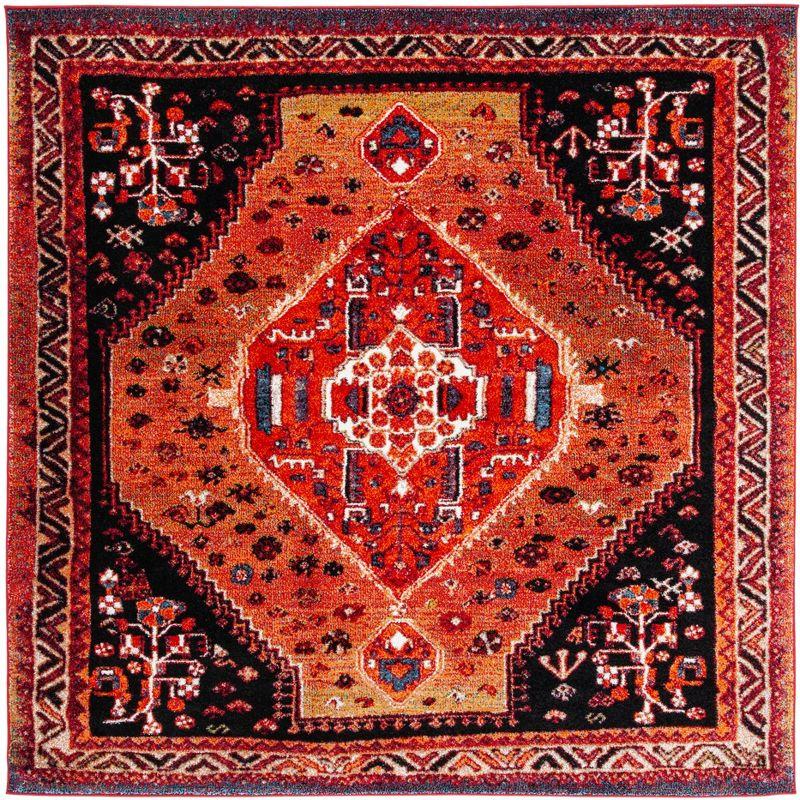 Vintage Hamadan VTH201 Power Loomed Area Rug  - Safavieh