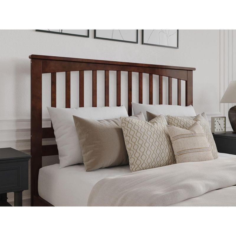 AFI Furnishings Mission Queen Headboard with Turbo Charger in Walnut
