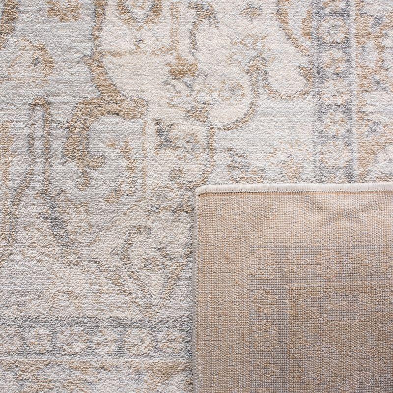 Isabella ISA936 Power Loomed Area Rug - Cream/Beige - 6'7"x6'7" - Safavieh