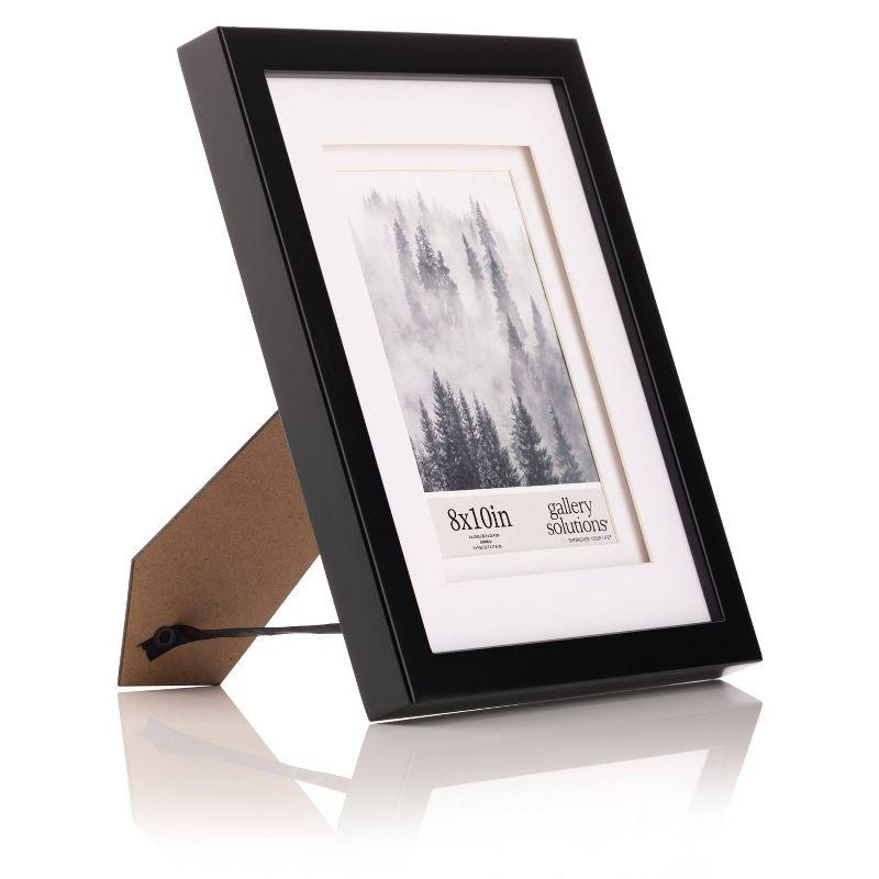 Gallery Solutions Wood Wall Frame with Double Mat Image