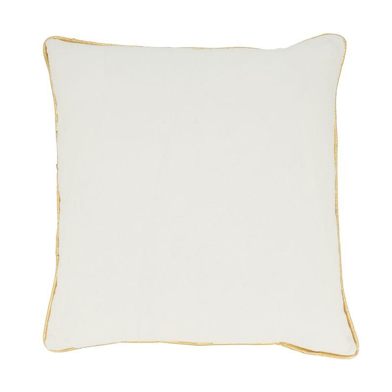 Saro Cotton Throw Square Pillow Cover & Insert | Wayfair