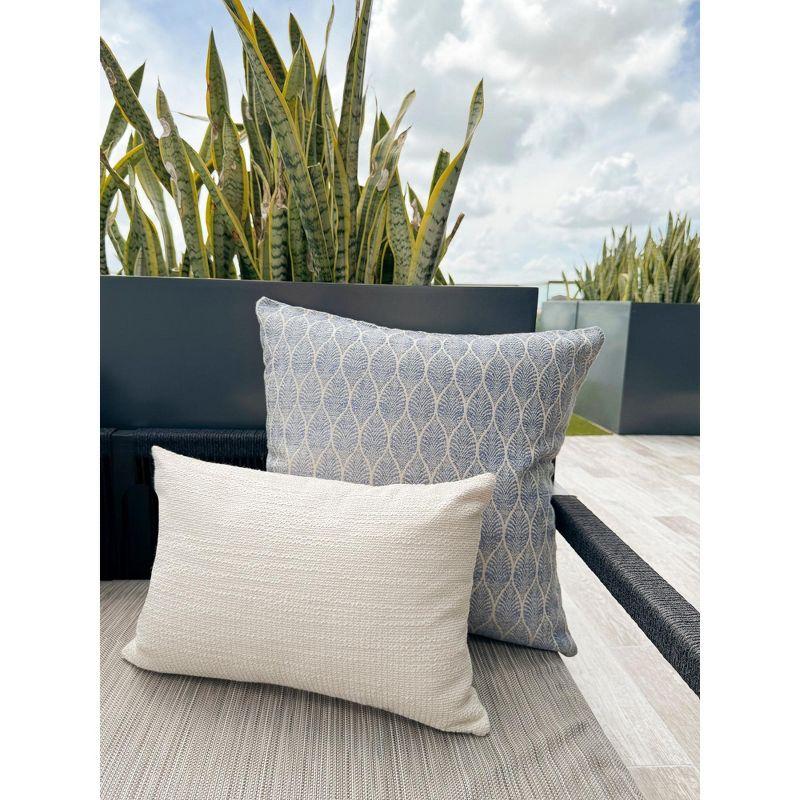 Summer Flora Indigo Indoor Outdoor Pillow 24x24