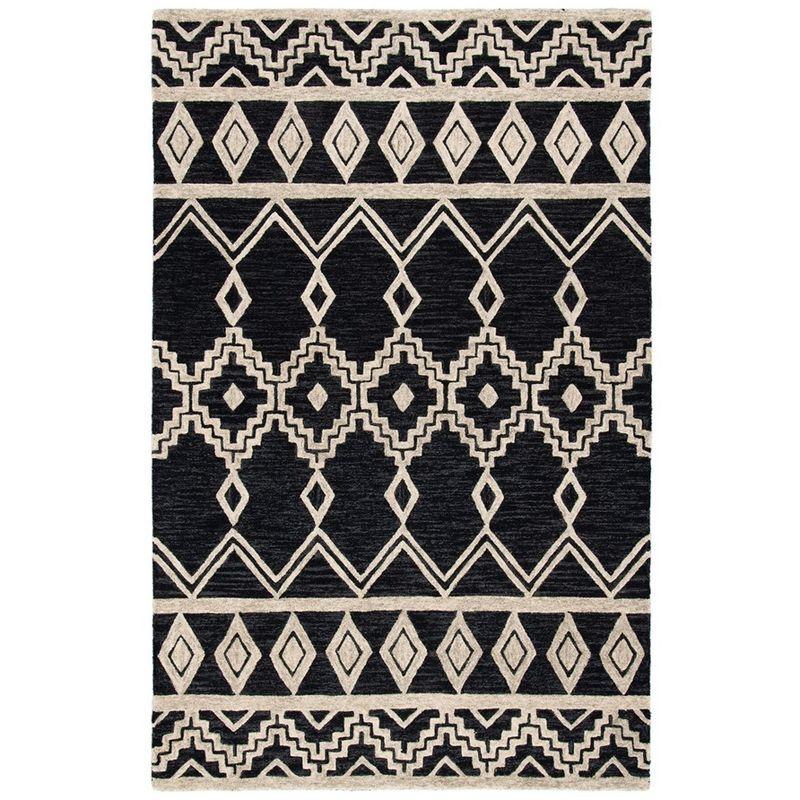 Union Rustic Abbegail Hand Tufted Wool Southwestern Rug