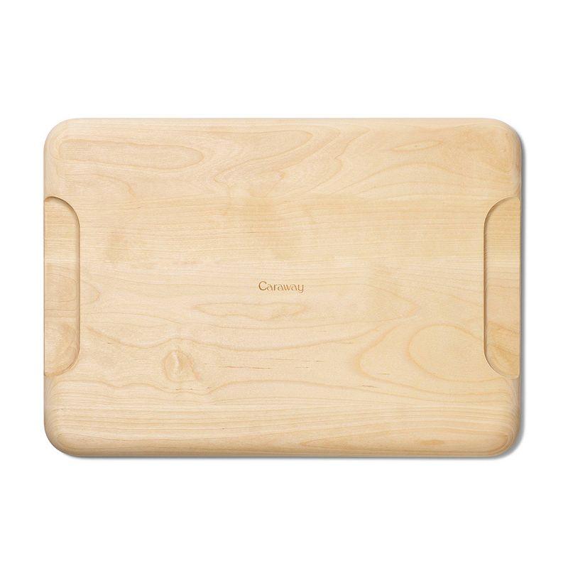 Caraway Home Large Cutting Board: Birch, BPA-Free, Hand Wash, 17.17" x 12.2", Brown, 1-Year Warranty