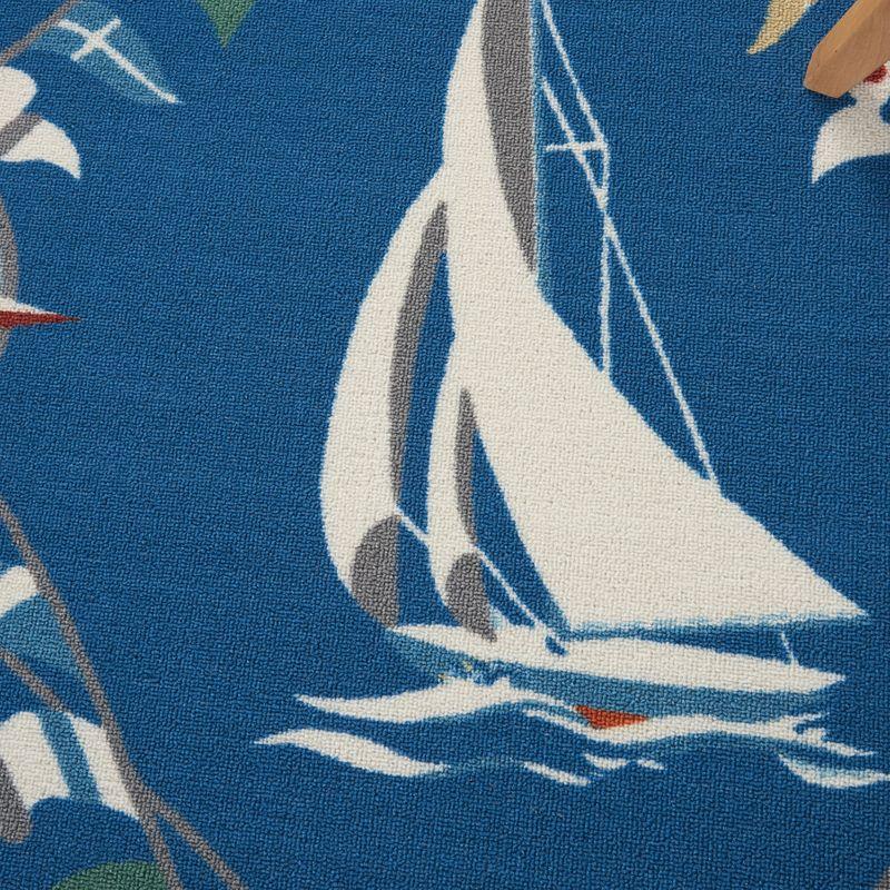 Waverly Navy Outdoor Area Rug