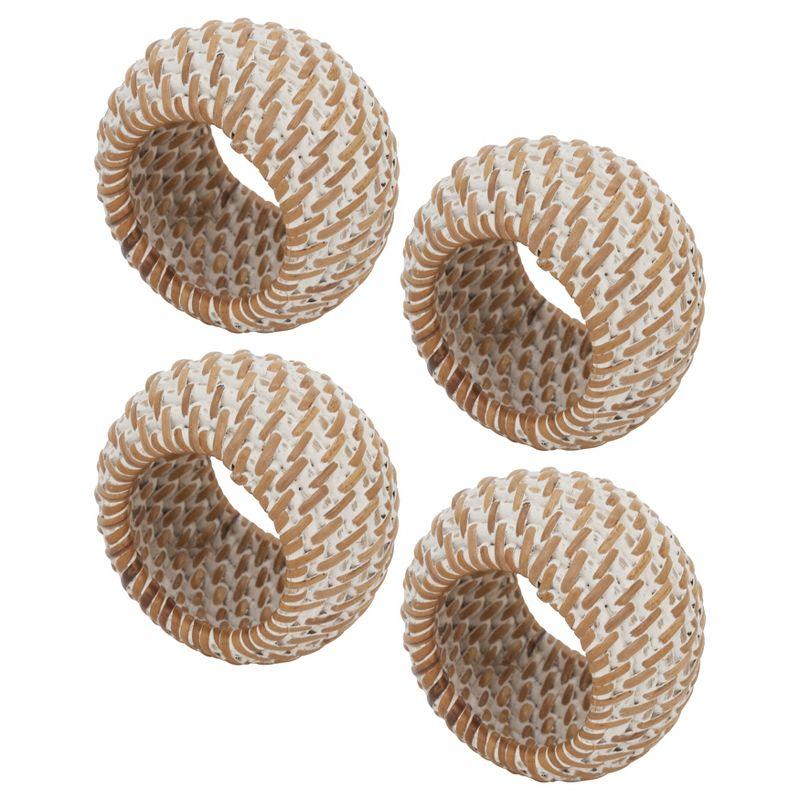 Avignon Woven Design Rattan Napkin Ring