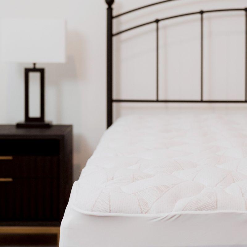 eLuxury Copper Woven Mattress Pad