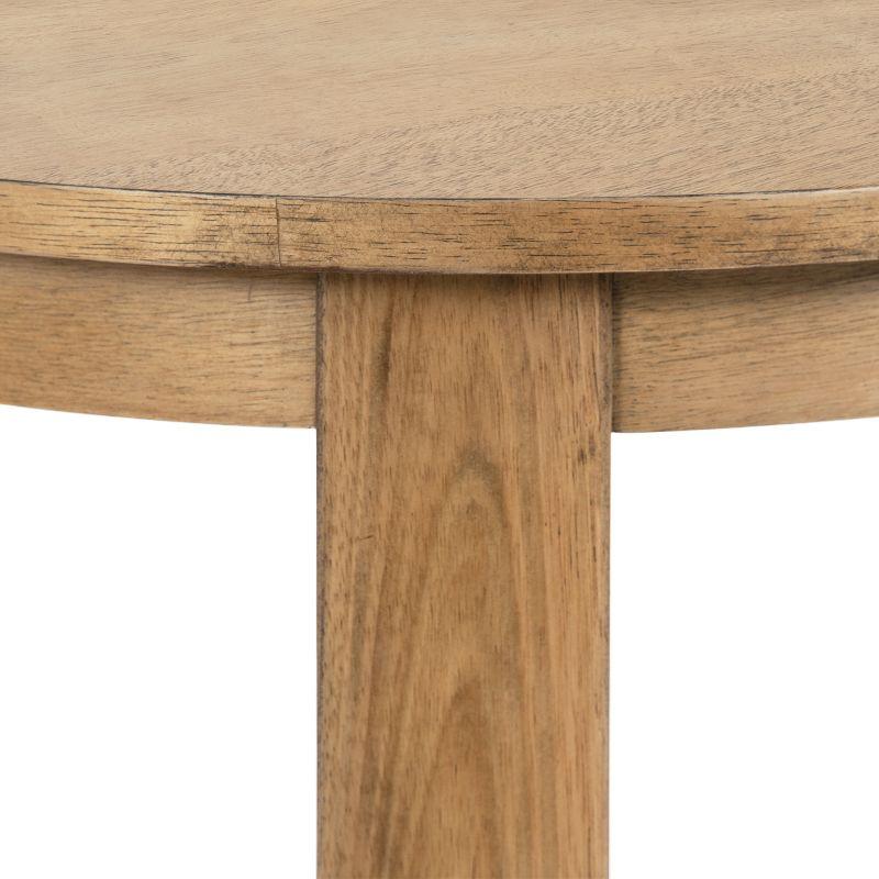 Kate and Laurel Foxford Round MDF Side Table, 22x22x24, Natural