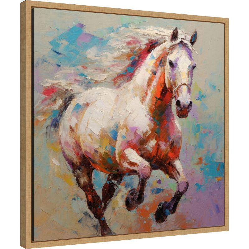 Amanti Art Colorful Runner by Irena Orlov Framed Canvas Wall Art