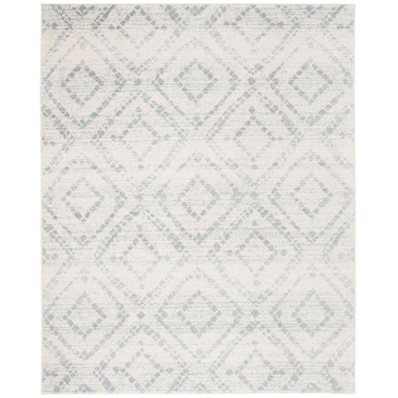 Adirondack ADR131 Machine Made Indoor Area Rug - Ivory/Light Blue - 8'x10' - Safavieh